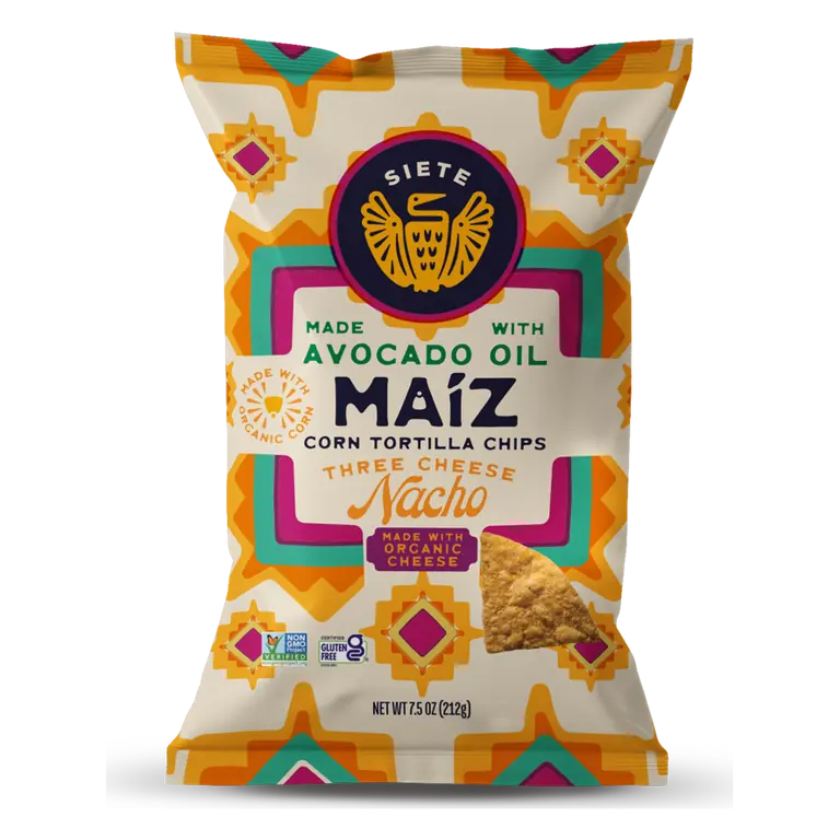 Three Cheese Nacho Corn Tortilla Chips