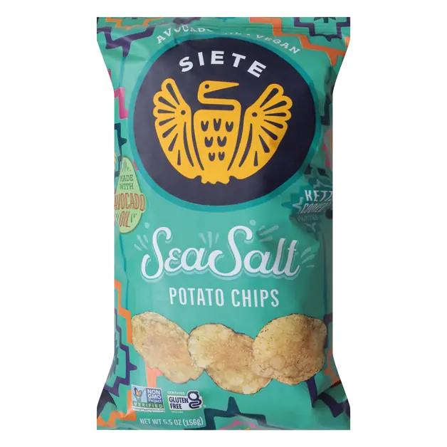Vegan Gluten Free Avocado Oil Sea Salt Kettle Cooked Potato Chips