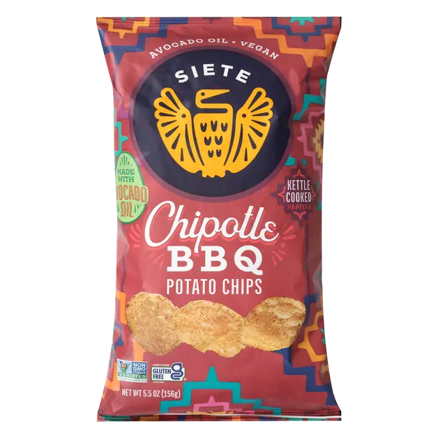 Vegan Gluten Free Chipotle BBQ Kettle Cooked Potato Chips