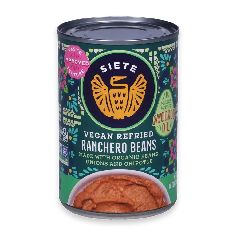 Vegan Refried Ranchero Beans