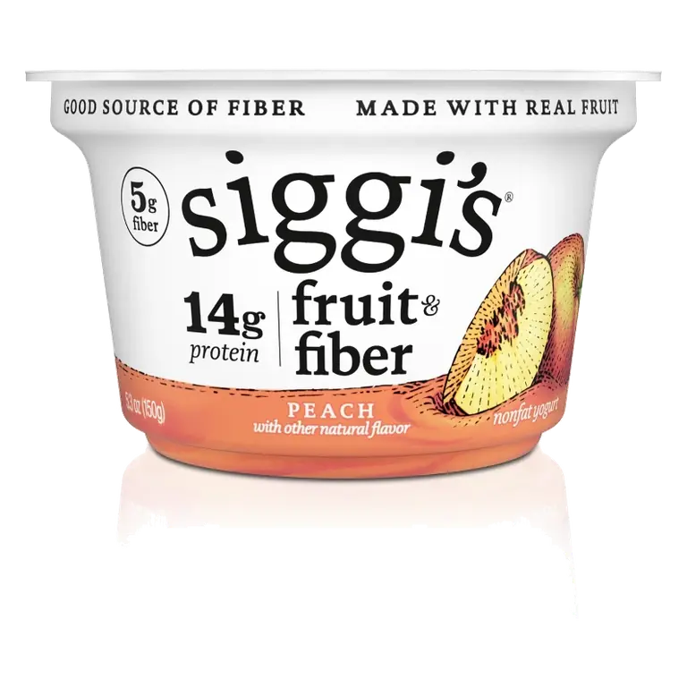 siggi's Fruit & Fiber Peach Yogurt, 5.3oz