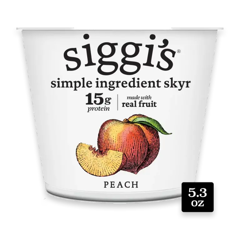 Peach Icelandic-Style Nonfat Yogurt, 5.3 oz