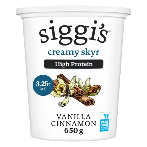 Skyr Yogurt 3.25% Vanilla Cinnamon 650 g