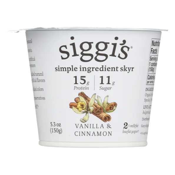 Vanilla & Cinnamon Strained Lowfat Yogurt