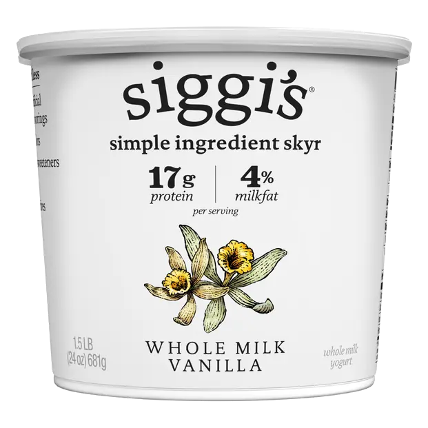 Whole Milk Vanilla 17g Protein Skyr Yogurt