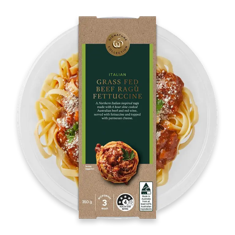 Grass Fed Beef Ragu Fettuccine