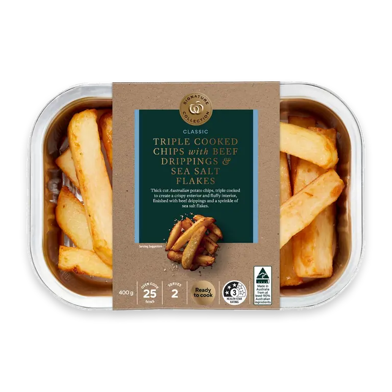 Triple Cooked Chips With Beef Drippings & Sea Salt