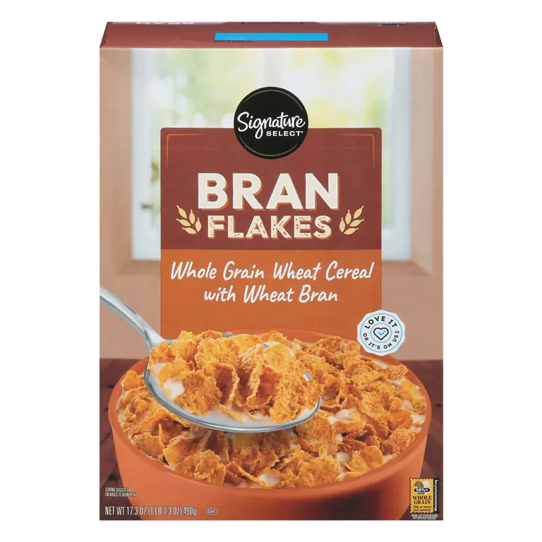 Bran Flakes Whole Grain Wheat Cereal