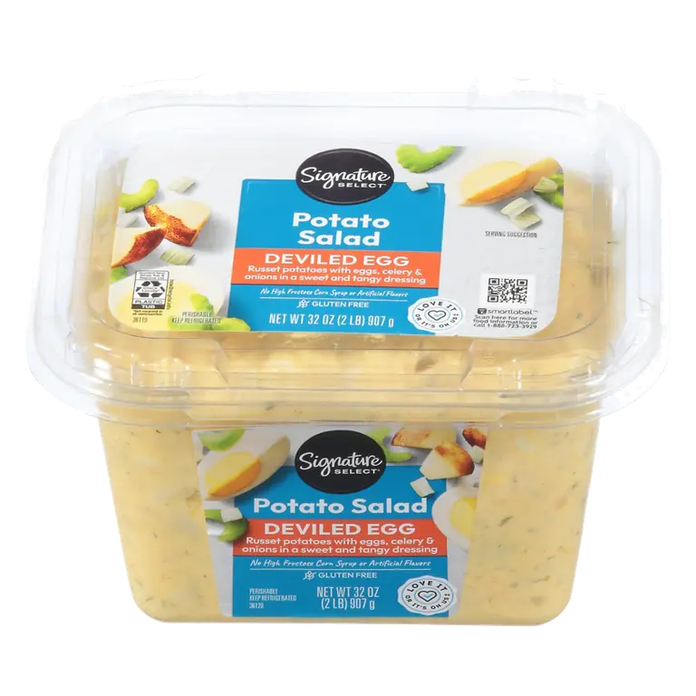 Deviled Egg Russet Potatoes with Eggs