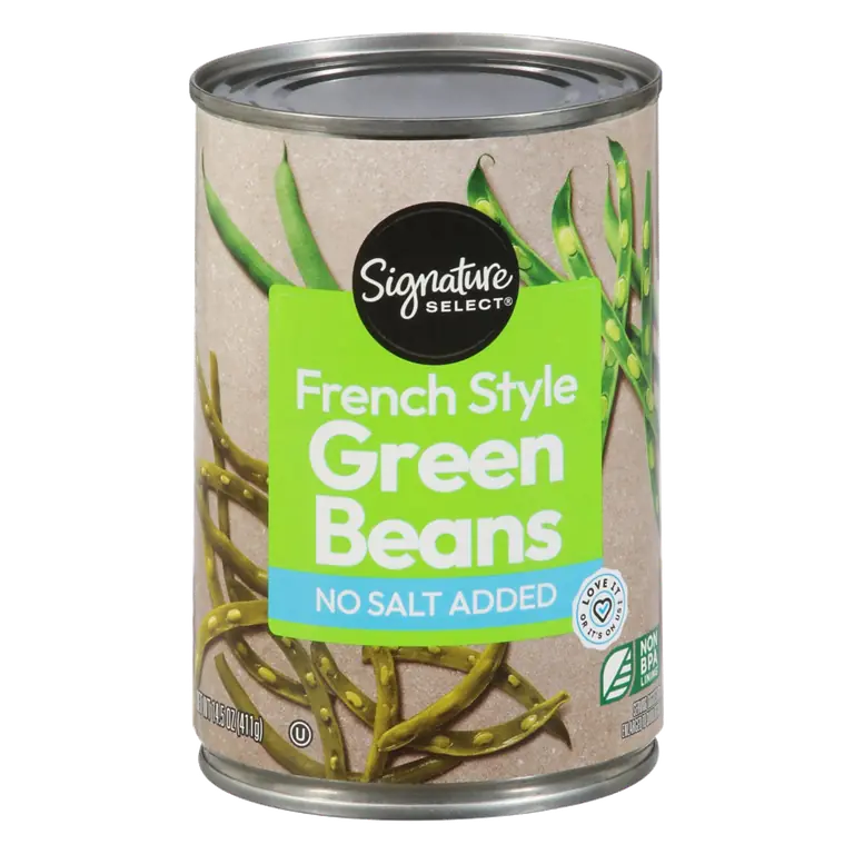 French Style No Salt Added Green Beans