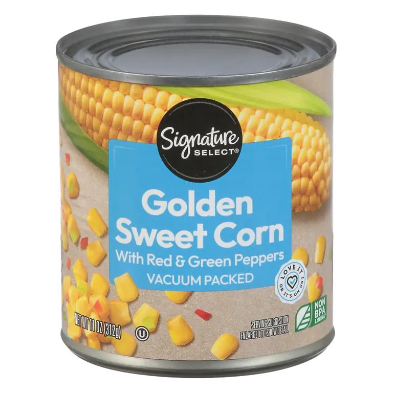 Golden Sweet Corn with Red & Green Peppers