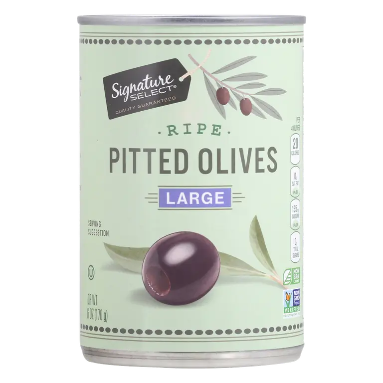 Large Ripe Pitted Olives