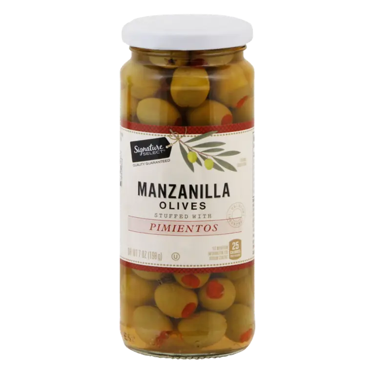 Manzanilla Olives Stuffed with Pimientos