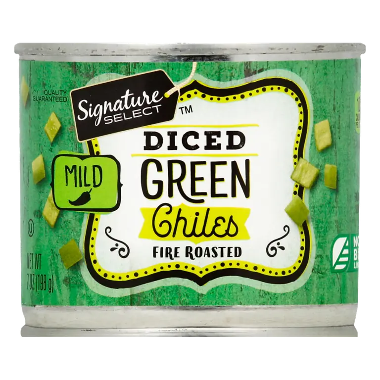 Mild Fire Roasted Diced Green Chiles