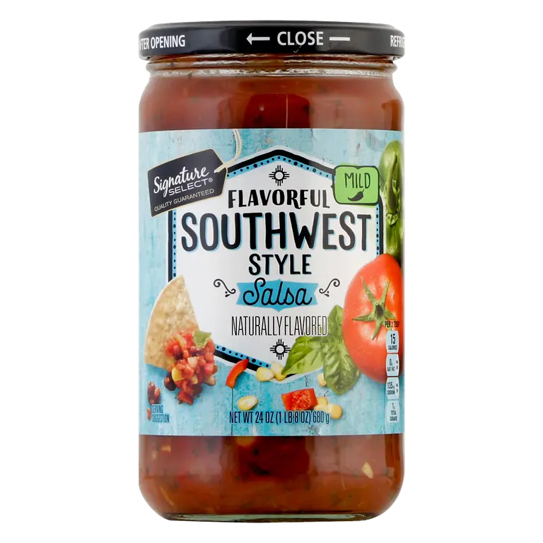 Mild Flavorful Southwest Style Flavored Salsa