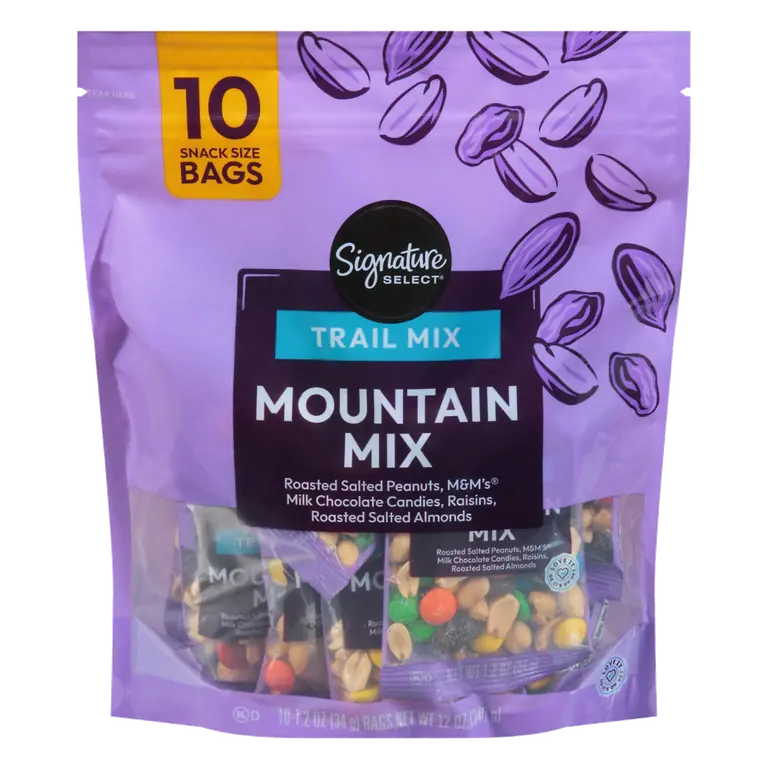 Mountain Mix Roasted Salted Peanuts, M&M's Milk Chocolate Candies