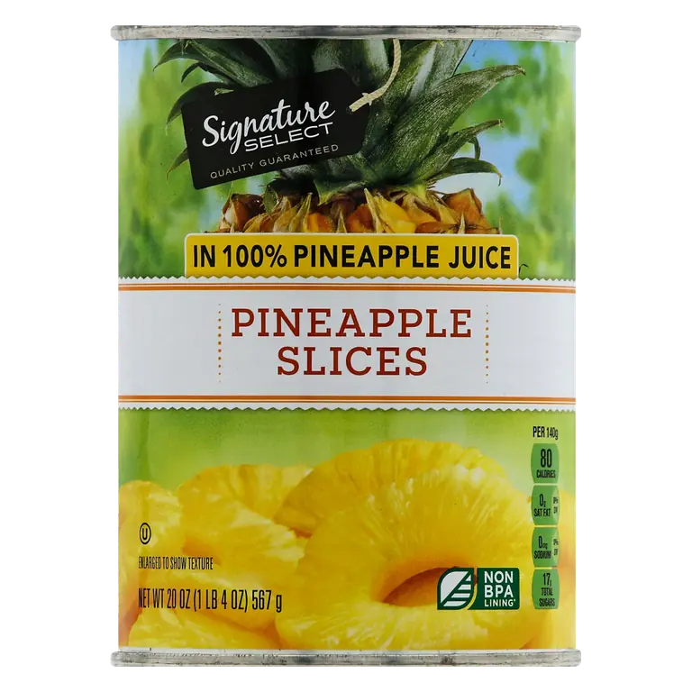 Pineapple Slices in 100% Pineapple Juice
