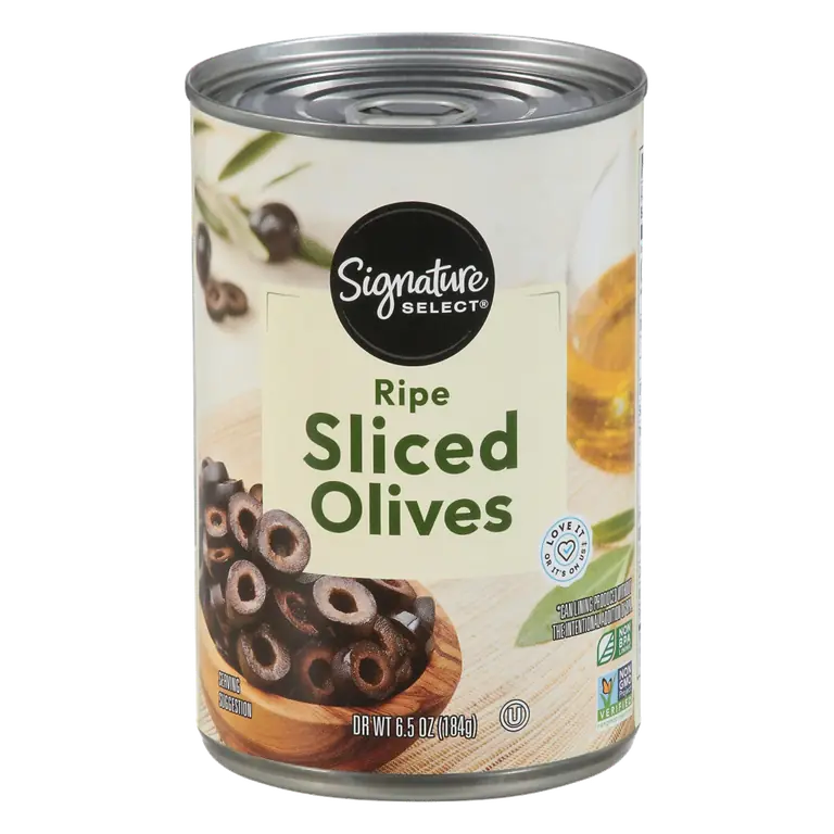 Ripe Sliced Olives