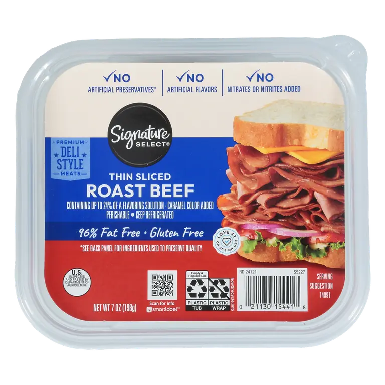 Roast Thin Sliced Beef