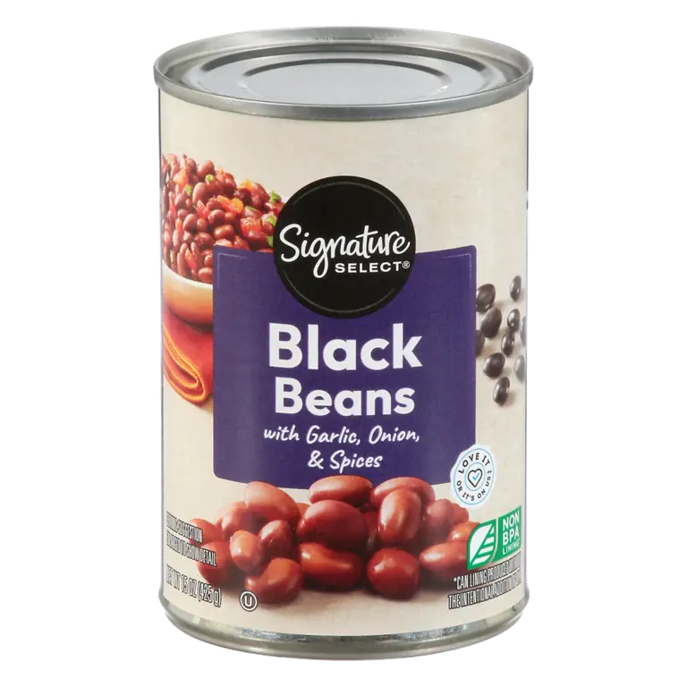 Seasoned Black Beans