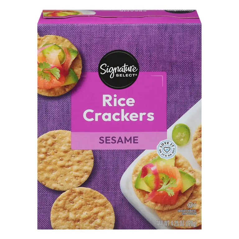 Sesame Rice Crackers