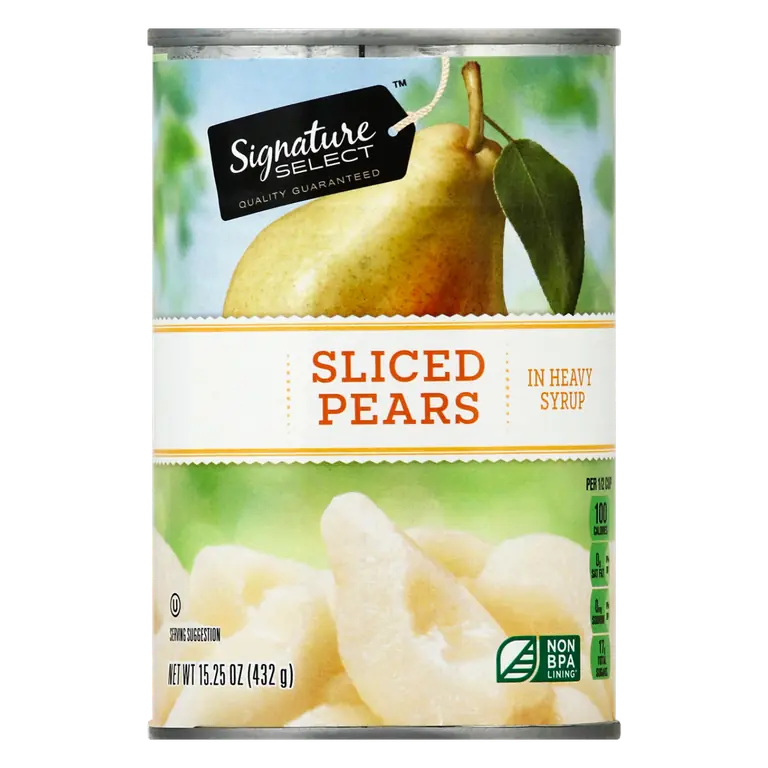 Sliced Pears in Heavy Syrup