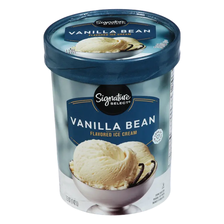 Vanilla Bean Flavored Ice Cream