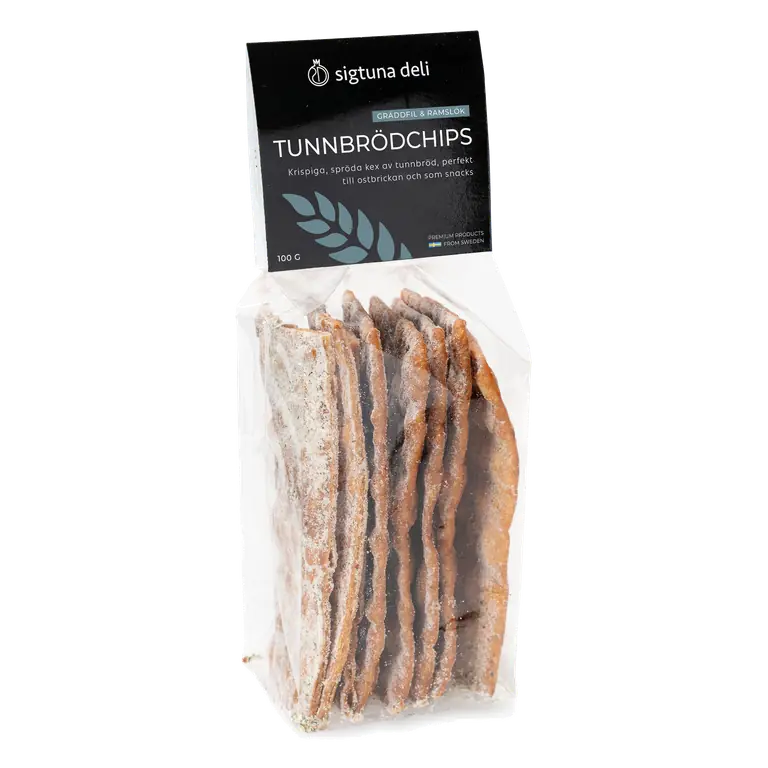 Tunnbrödchips Gräddfil & Ramslök