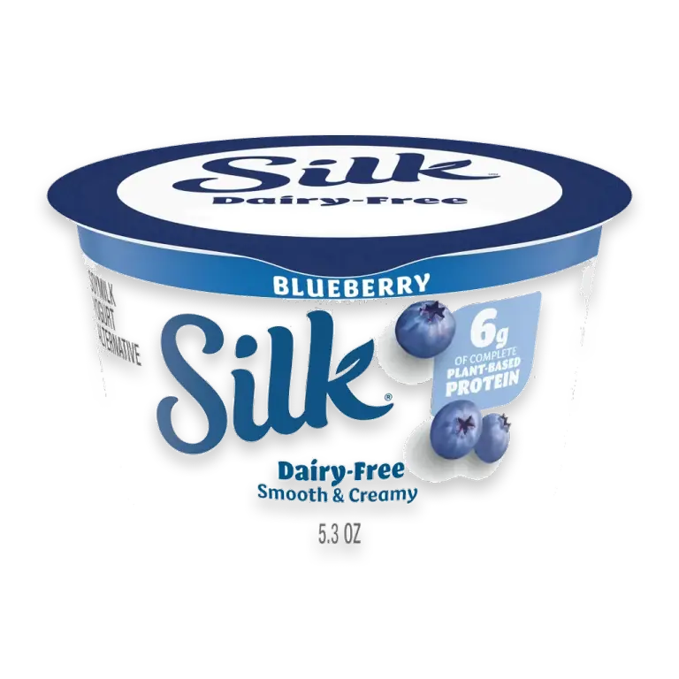 Blueberry Dairy Free Vegan Soy Milk Yogurt Alternative Cup