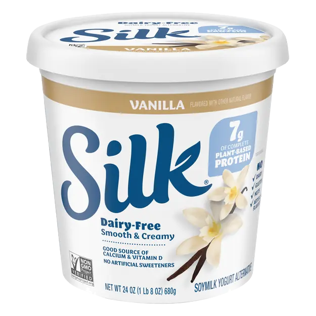 Dairy Free Vegan Vanilla Soymilk Yogurt Alternative