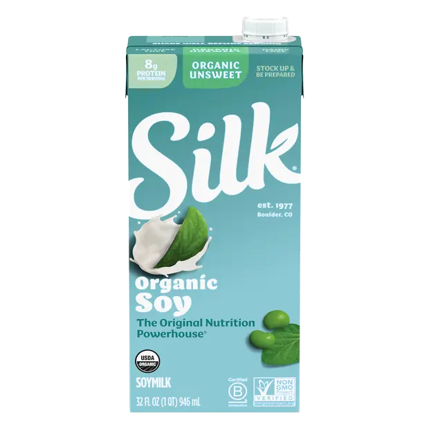 Organic Unsweet Soymilk Shelf Stable