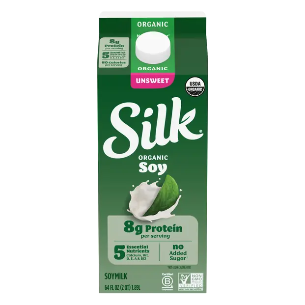 Organic Unsweetened Soymilk Refrigerated