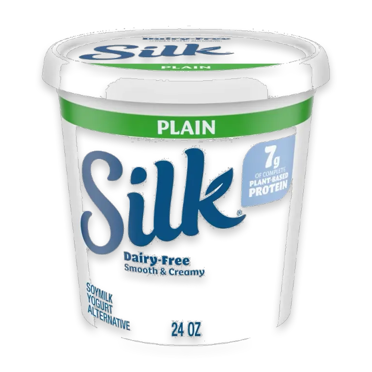 Plain Dairy Free Vegan Soy Milk Yogurt Alternative Tub