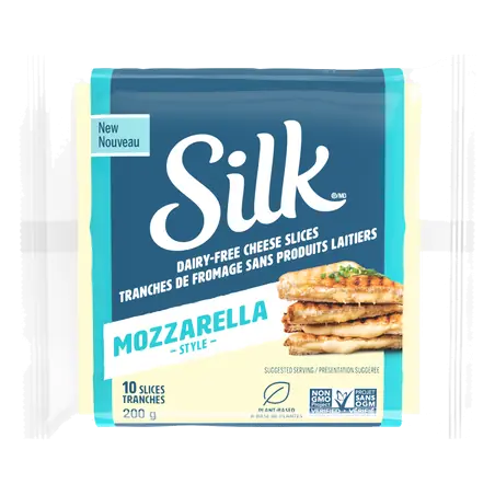 Dairy-Free Sliced Cheese Mozzarella Style 10 Slices 200 g