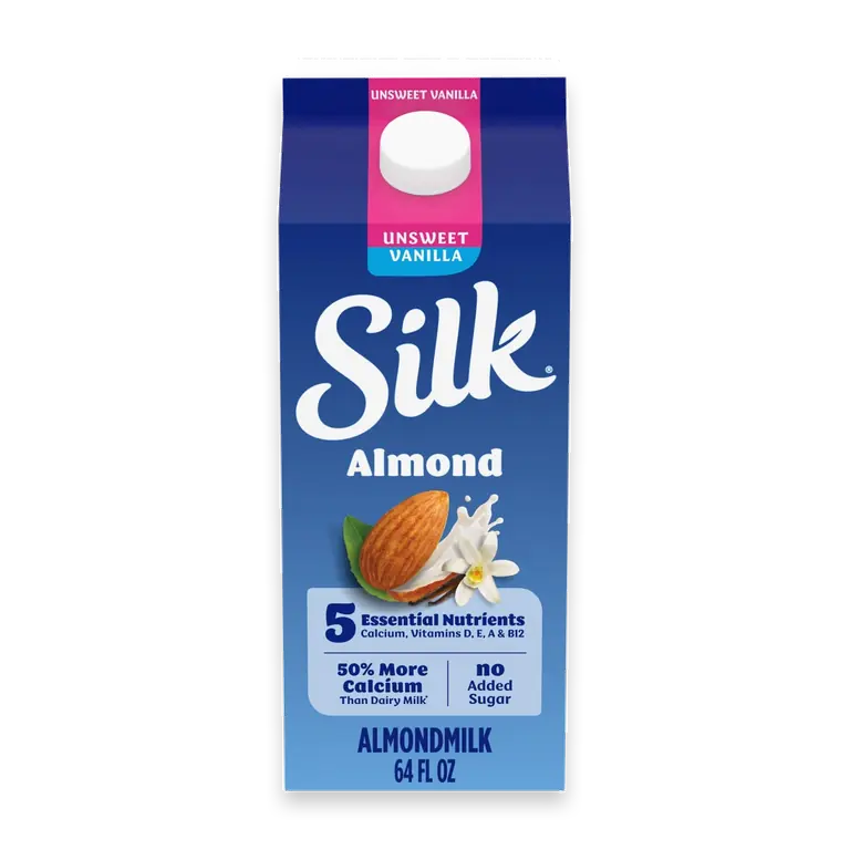Unsweet Vanilla Dairy Free Vegan Almond Milk