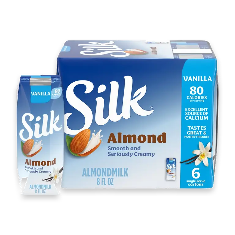 Vanilla Shelf Stable Dairy Free Vegan Almond Milk Half Pint