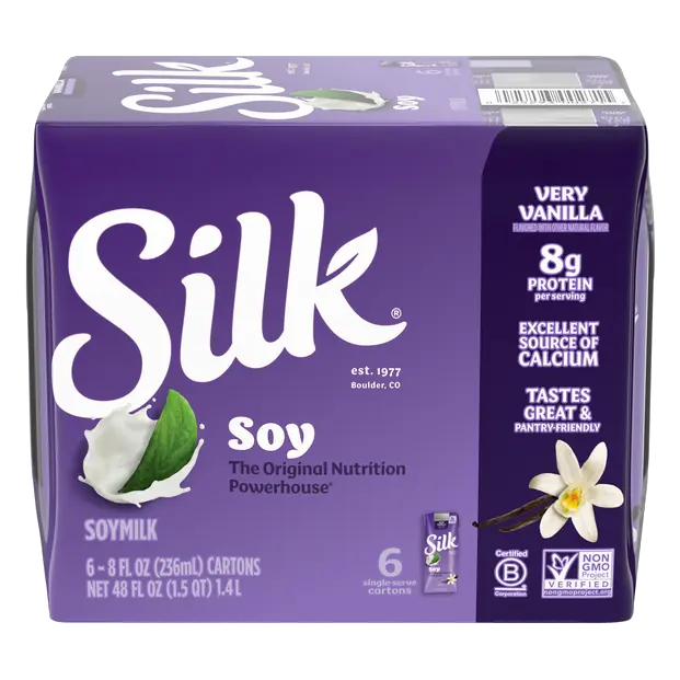 Very Vanilla Flavor Soymilk - 6 pk Shelf Stable