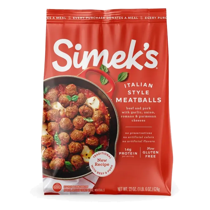 Simek's Italian Style Meatballs