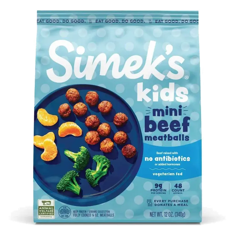 Simek's Mini Beef Meatballs