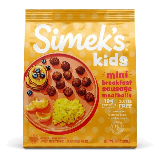 Simek's Mini Breakfast Sausage Meatballs, - 12oz