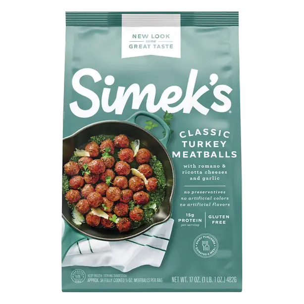 Gluten Free Classic Turkey Meatballs - apx 34 ct Frozen