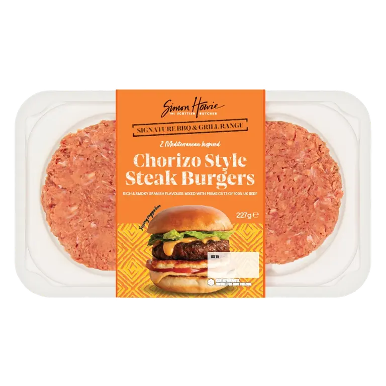 Howie Chorizo Style Burgers 227G