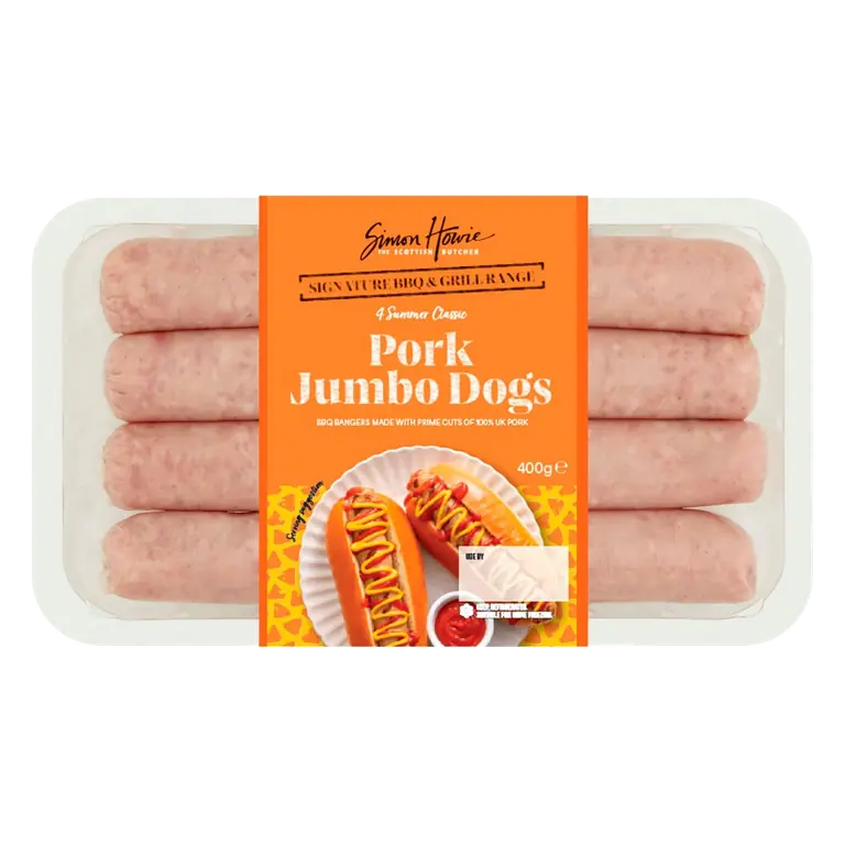 Howie Pork Jumbo Dogs 400g