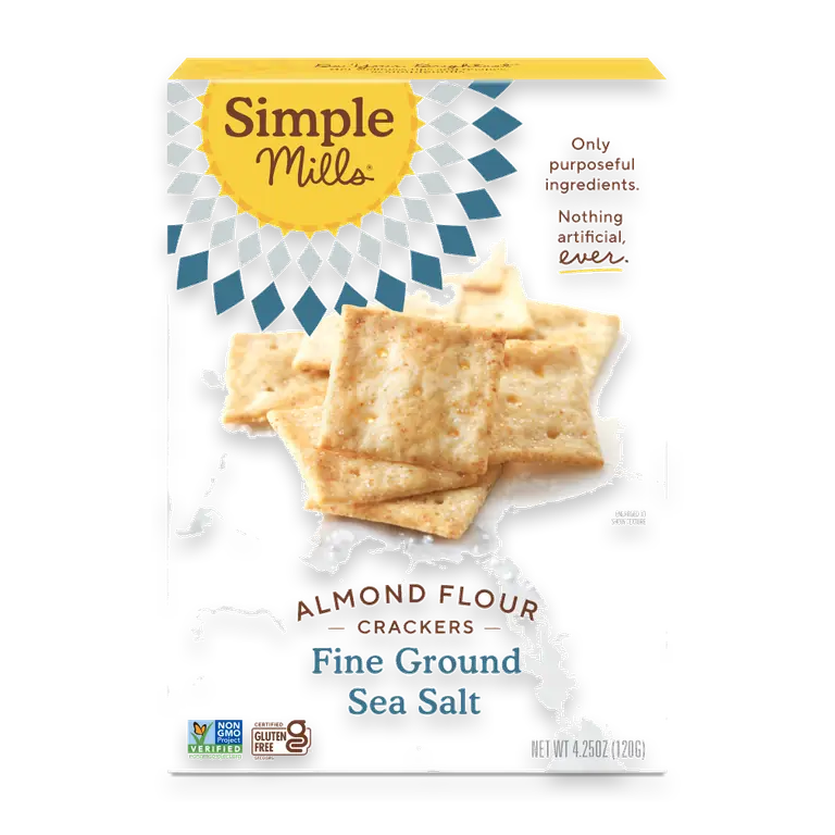 Almond Flour Crackers Fine Ground Sea Salt