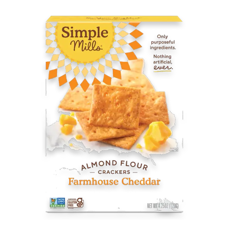 Almond Four Crackers Farmhouse Cheddar