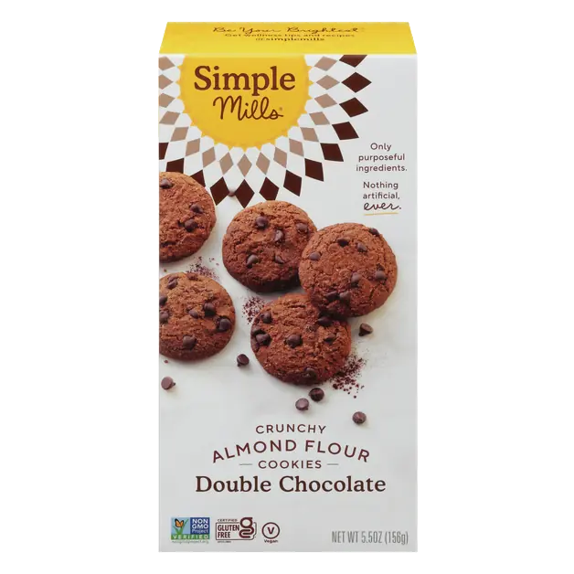 Gluten Free Crunchy Double Chocolate Almond Flour Cookies