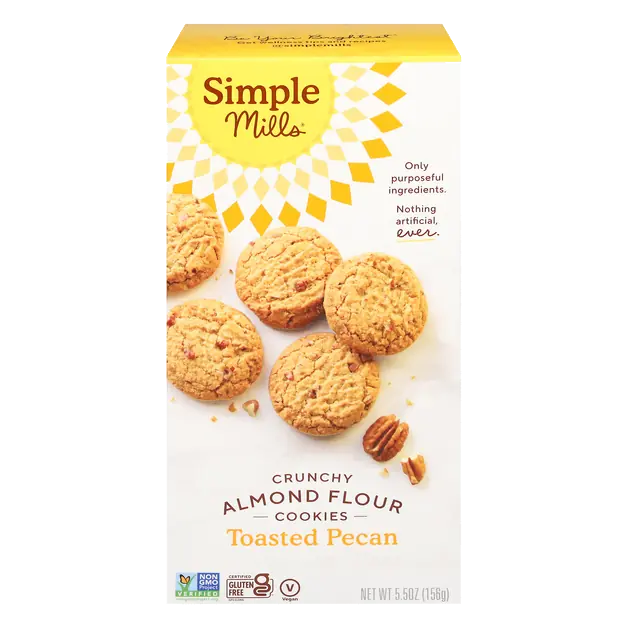 Gluten Free Crunchy Toasted Pecan Almond Flour Cookies