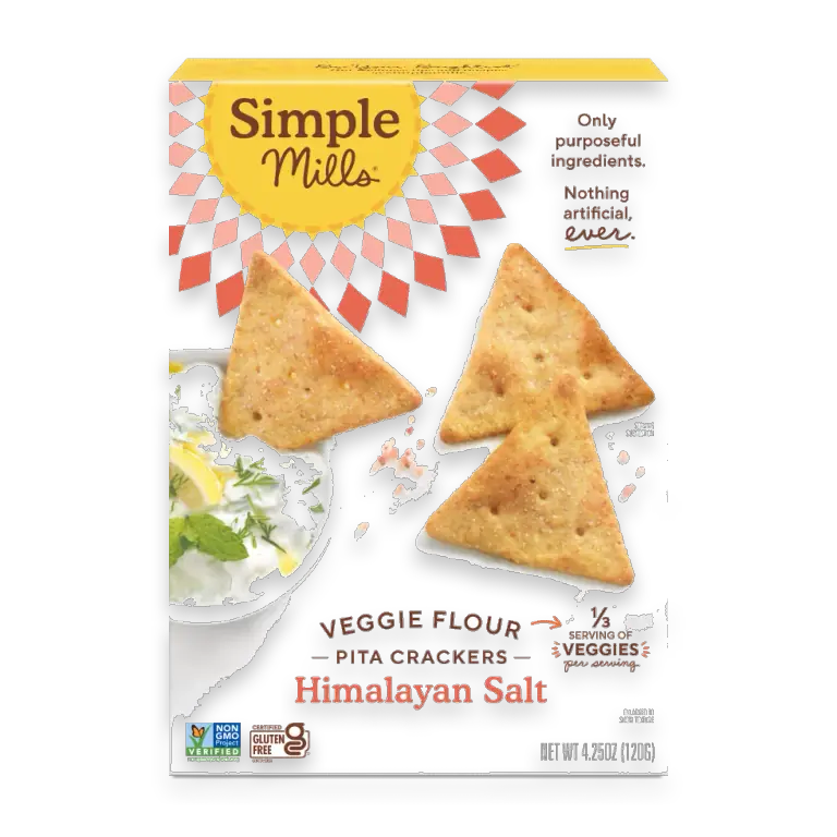 Himalayan Salt Veggie Flour Pita Crackers