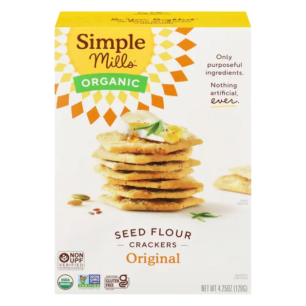 Organic Gluten Free Original Seed Flour Crackers