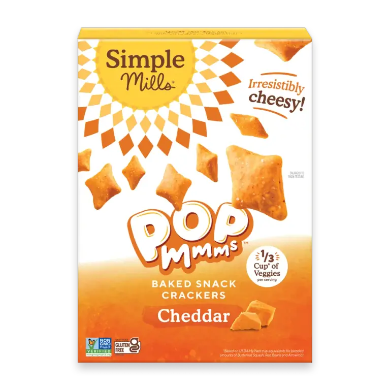 Pop Mmms Baked Cheddar Cheese Crackers